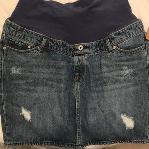 H&M maternity denim skirt